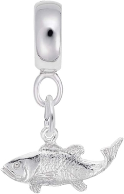 925匹の純銀製の魚の魅力はブレスレット及びネックレスのためのビードをぶら下げる