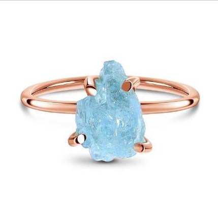 美しい925純銀製リング、女の子のための楕円形の切られたMoonstoneの宝石用原石リング