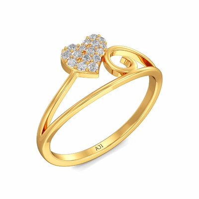豪華なヤナギのダイヤモンドの婚約指輪1/4 Ct。Tw.9K金の中心を使って