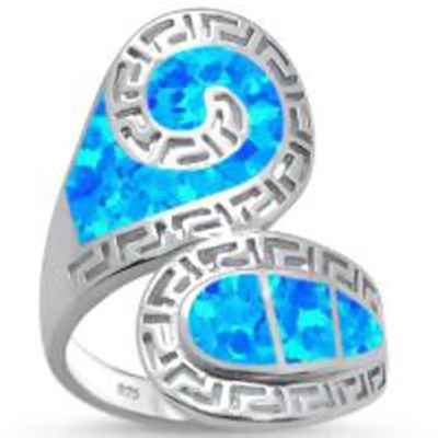 925純銀製のQuanlity OpalギリシャのエメラルドのBirthstoneの無限キーと   Opalブレスレット