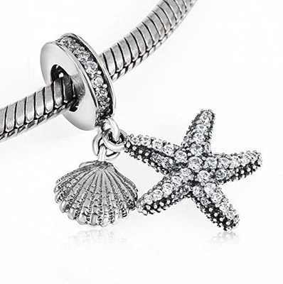 925匹の純銀製の魚の魅力はブレスレット及びネックレスのためのビードをぶら下げる