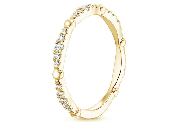 Full Diamond 14K Yellow Gold Jewelry 0.67ct G-H VS1 Clarityを舗装しなさい