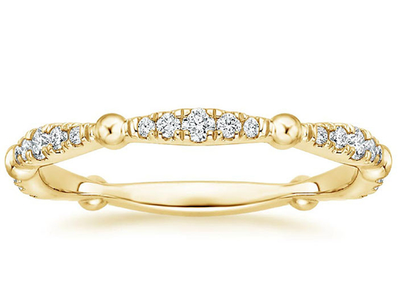 Full Diamond 14K Yellow Gold Jewelry 0.67ct G-H VS1 Clarityを舗装しなさい