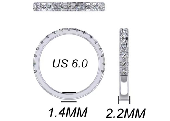 手のSetting 2.45g 14K Solid Gold Jewellery ODM For Engagement
