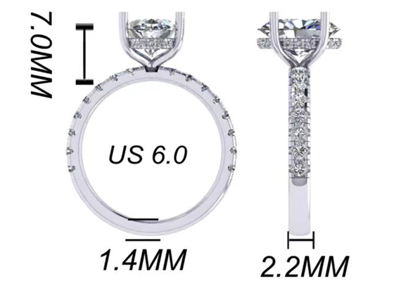 手のSetting 2.45g 14K Solid Gold Jewellery ODM For Engagement