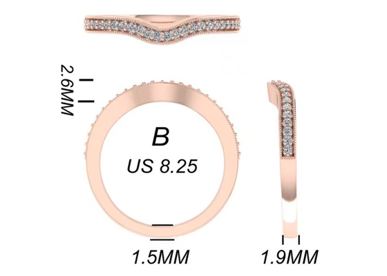 0.8ct 14K純金Jewelleryは、婚約指輪金の置いたRA5.6×4.5MMを上がった