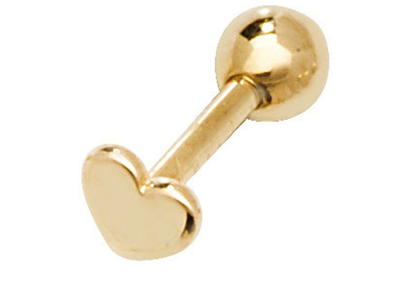 Engagement WeddingのCartilageのためのねじBack 9K Gold Earrings