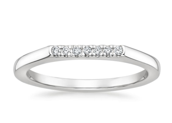 Womenのための1.3mm 0.07carat 925 Sterling Silver Moissanite Engagement Rings