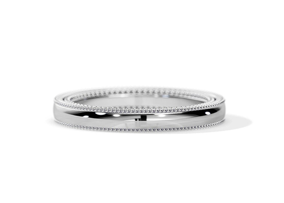 ODM 2の調子の金の婚約指輪、4MM 5MM 6MMの金の結婚指輪リングOEM