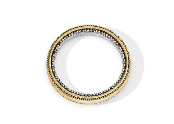 ODM 2の調子の金の婚約指輪、4MM 5MM 6MMの金の結婚指輪リングOEM