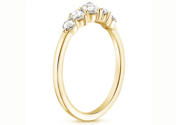 別のSizeローズCut Diamond Engagement Ring、0.49ct 4mm Diamond Ring